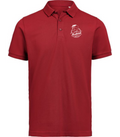 Schweres Unisex Piqué Polo - Rot