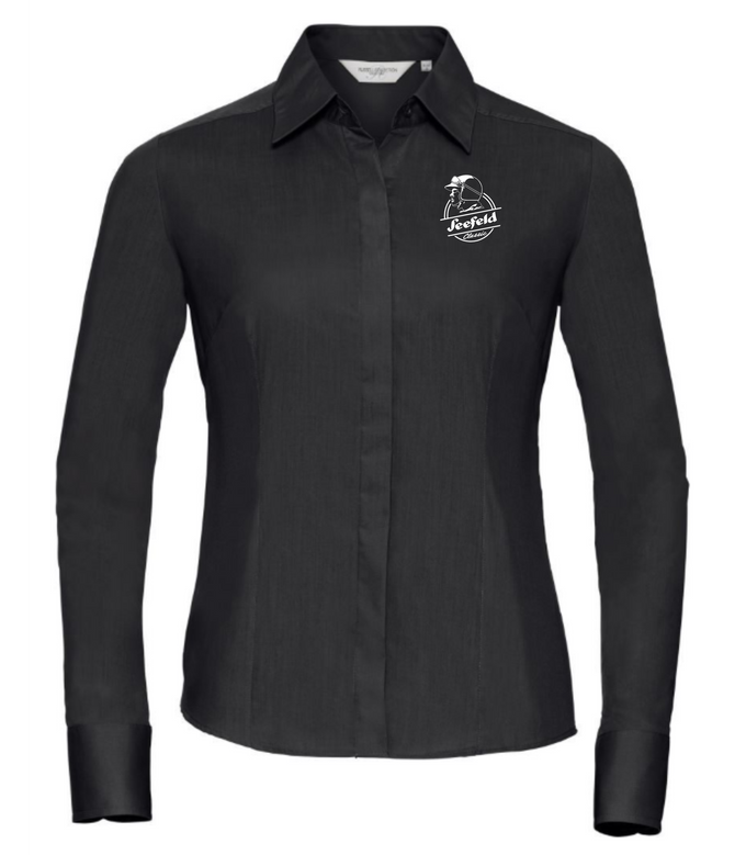 Ladies´ L/S Poly-Cotton Easy Care Fitted Poplin Shirt